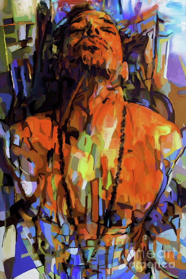 Man Portrait 56Hye Painting by Gull G