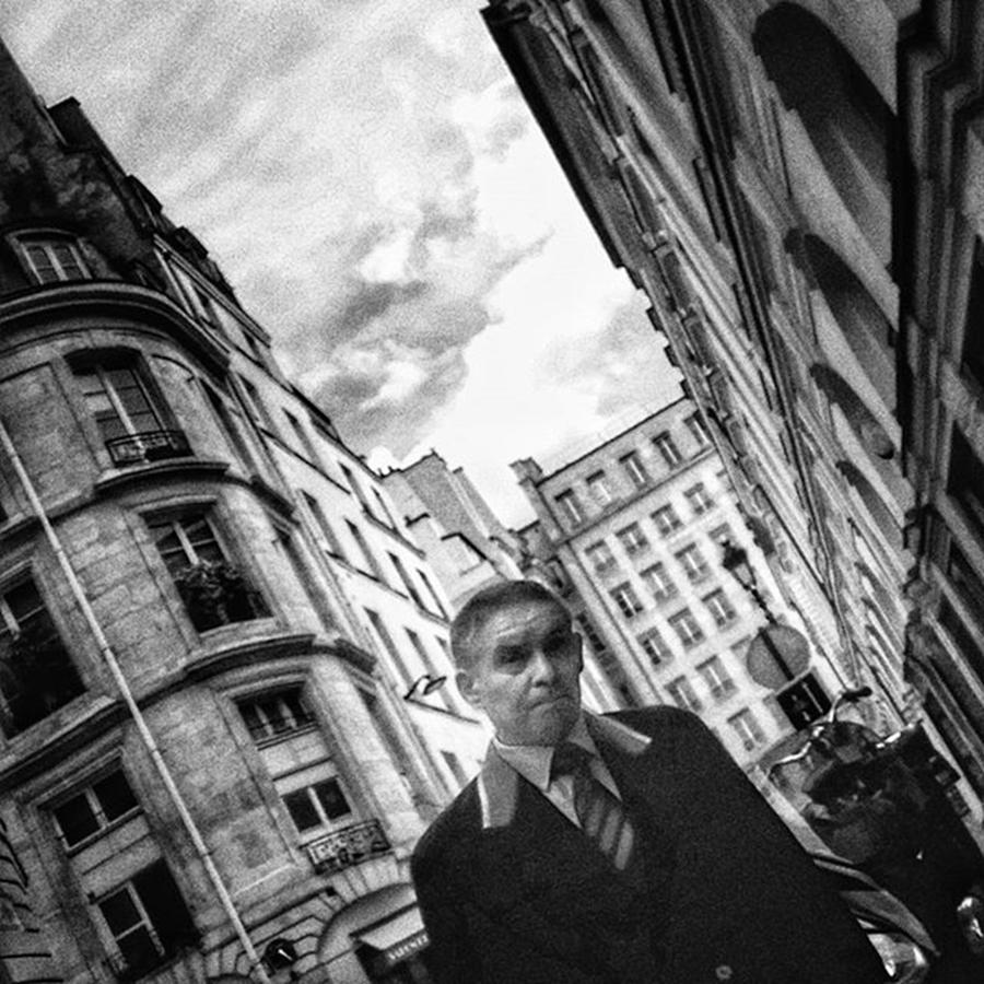 Paris Photograph - #man #portrait #streetportrait #people by Rafa Rivas