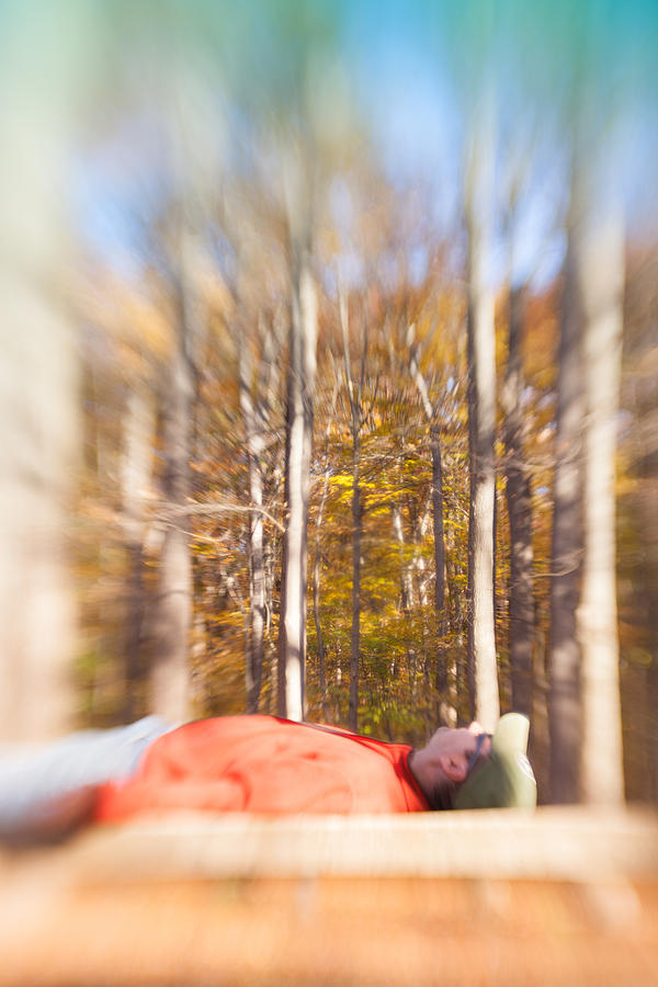 Man Relaxing In Woods Photograph By Erin Cadigan Fine Art America