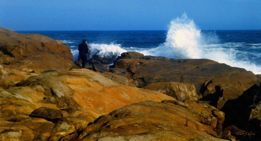 Man Rocks and Sea Photograph by Frank Wilson