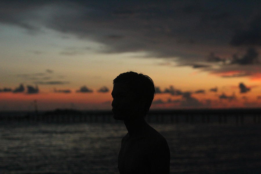 Man silhouette on sunset Photograph by Arvy Weindo Sianturi
