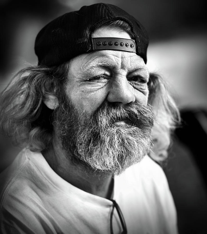 Man with beard Photograph by Douglas Pike