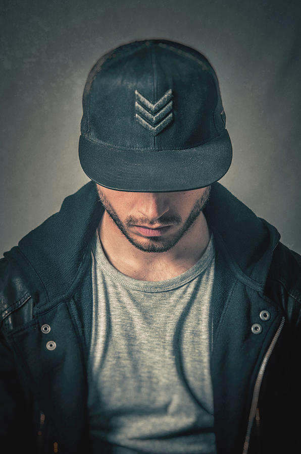 Man with Cap Photograph by Carlos Caetano