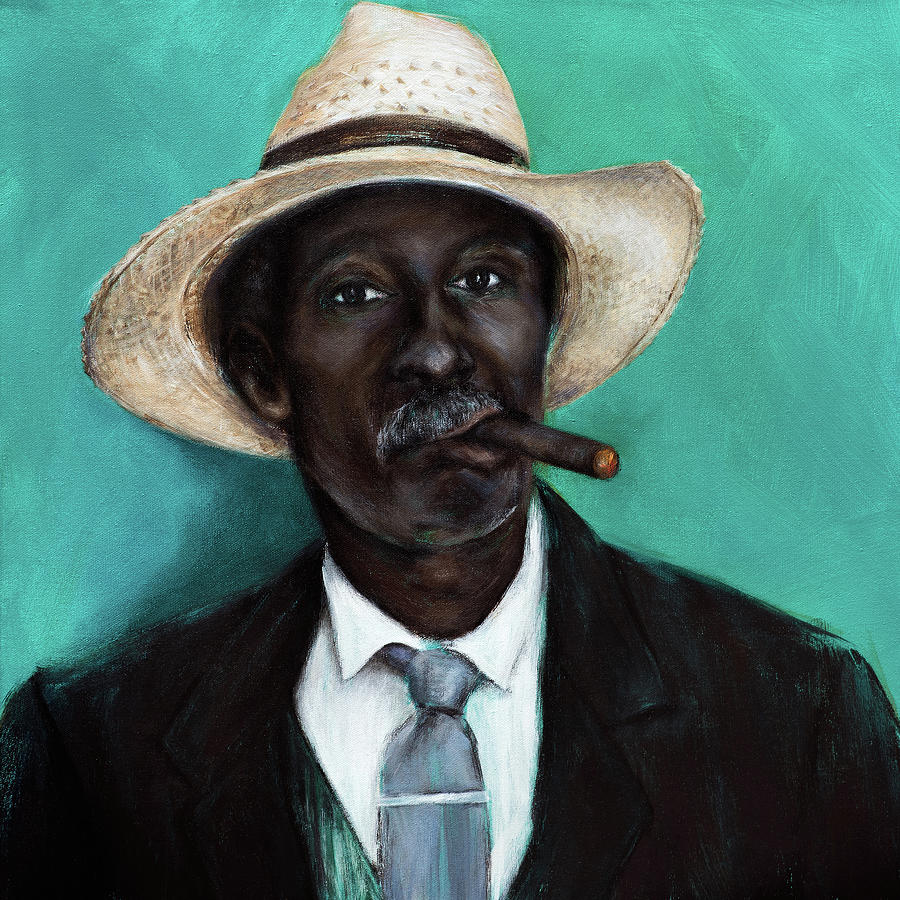 Man with Cigar by Nicole Daniah Sidonie Man with Cigar by Nicole Daniah Sidonie