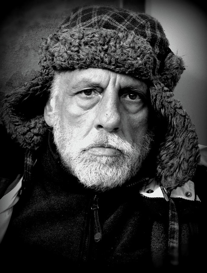Man with fur hat Photograph by Douglas Pike