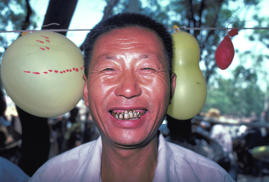 Man with Gold Teeth in China Photograph by Carl Purcell - Fine Art America