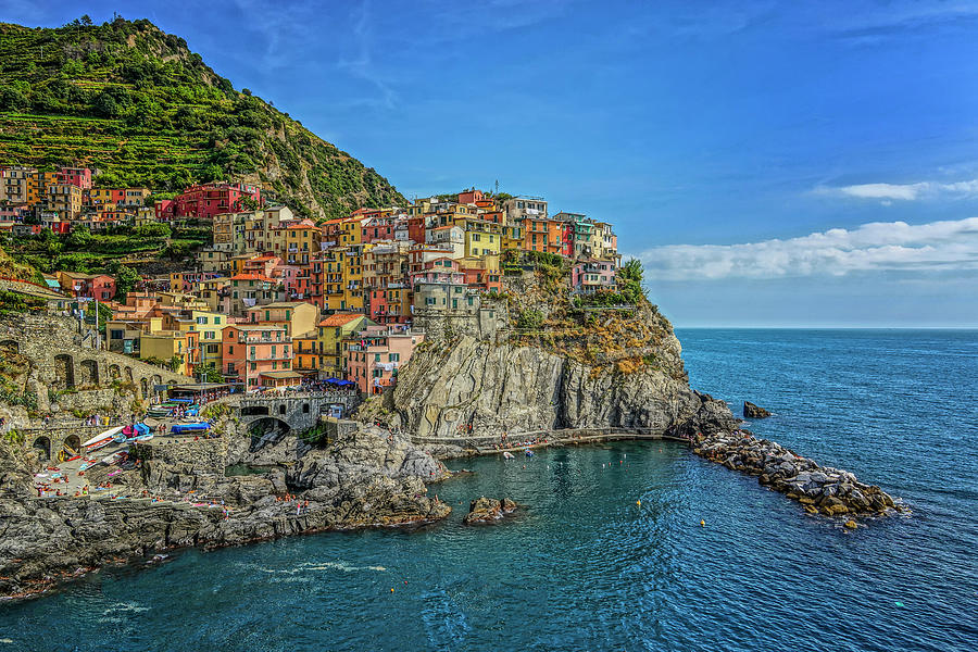 Manarola Italy DSC02565  Photograph by Greg Kluempers