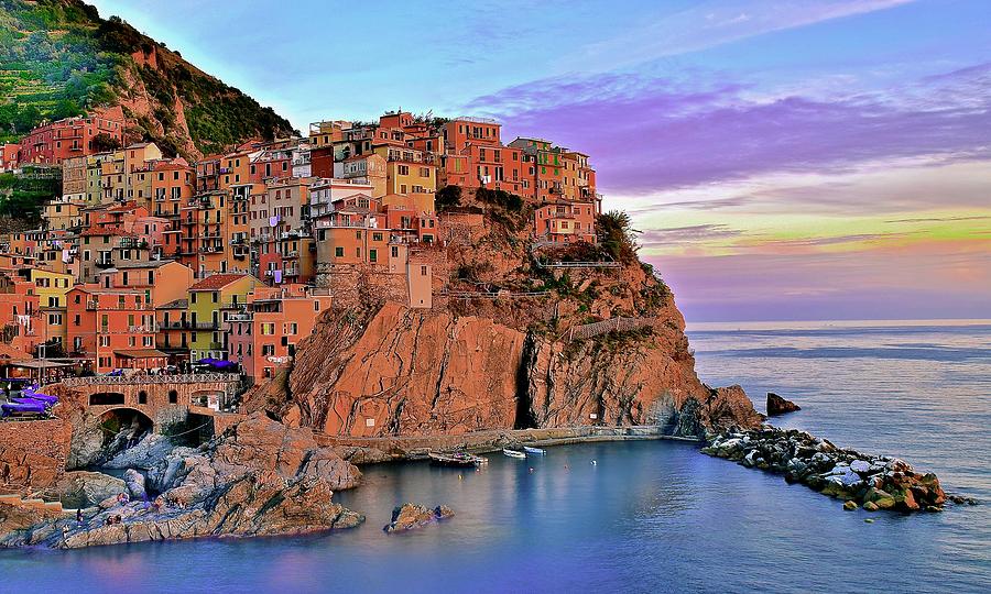 Manarola Rainbow of Colors Photograph by Frozen in Time Fine Art Photography