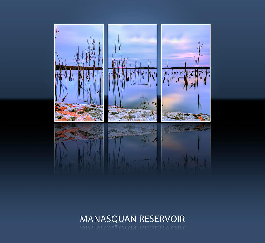Manasquan Reservior In Howell New Jersey Painting