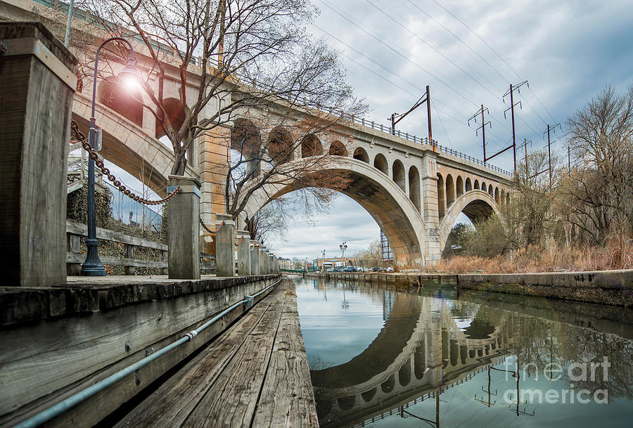 Manayunk Bridge Photograph by Stacey Granger