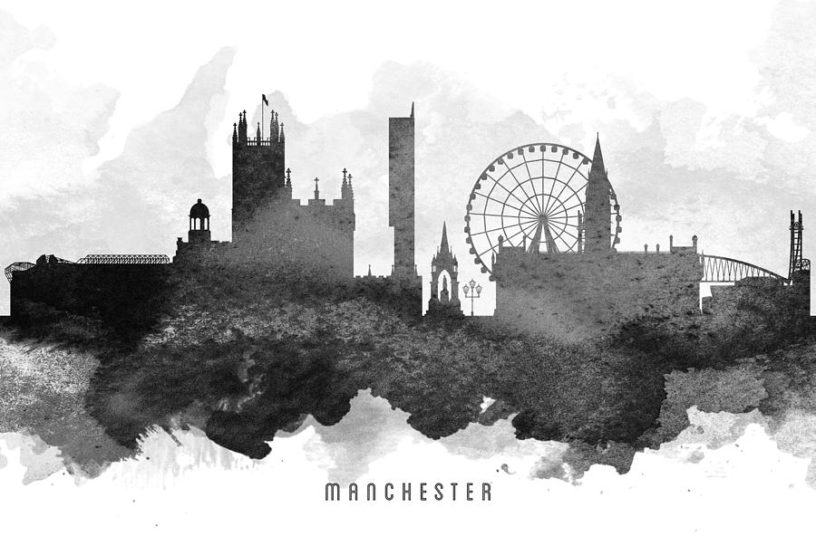Manchester Cityscape 11 Painting