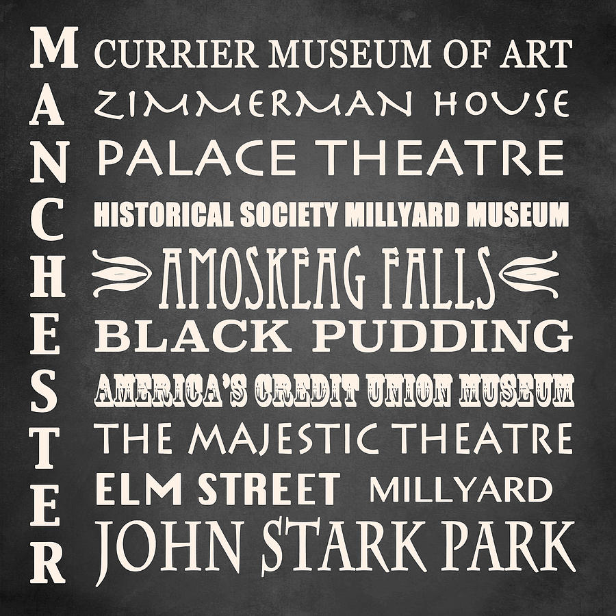 Manchester Famous Landmarks Digital Art by Patricia Lintner