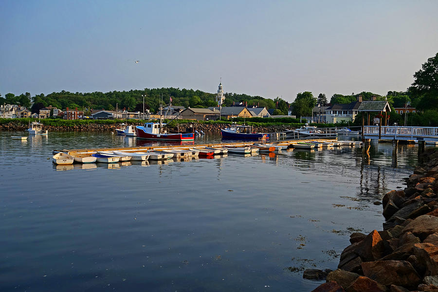 Boat Photograph - Manchester Harbor Manchester by the Sea MA by Toby McGuire