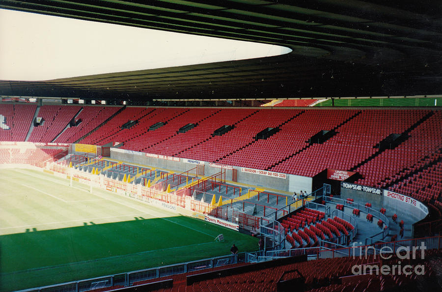 Manchester United - Old Trafford - East Stand 3 - 1991 Photograph by Legendary Football Grounds