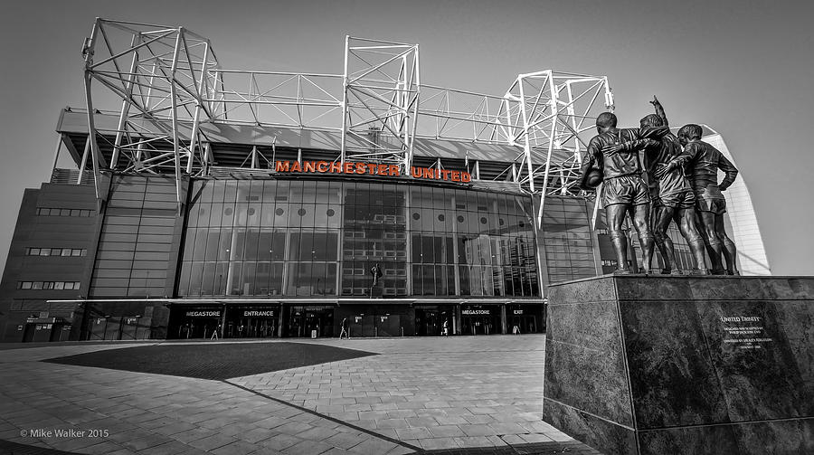  Manchester  United  Old Trafford Photograph by Mike Walker
