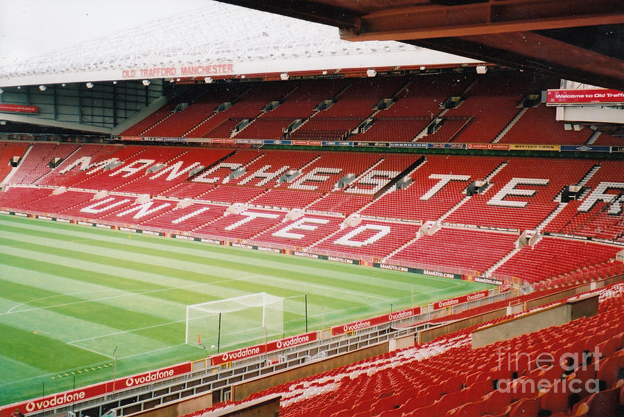 Manchester United - Old Trafford - North Stand 6 - 2001 Photograph by Legendary Football Grounds