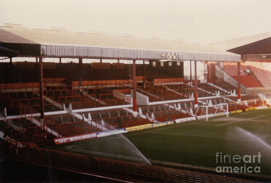 Manchester United - Old Trafford - Stretford End 1 - 1974 Photograph by Legendary Football Grounds