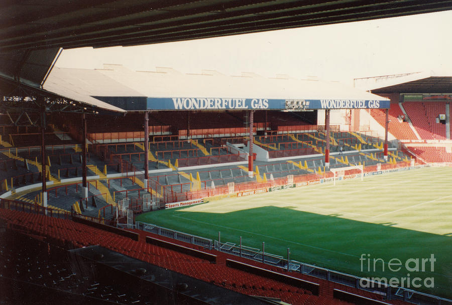 Manchester United - Old Trafford - Stretford End 2 - 1991 Photograph by Legendary Football Grounds