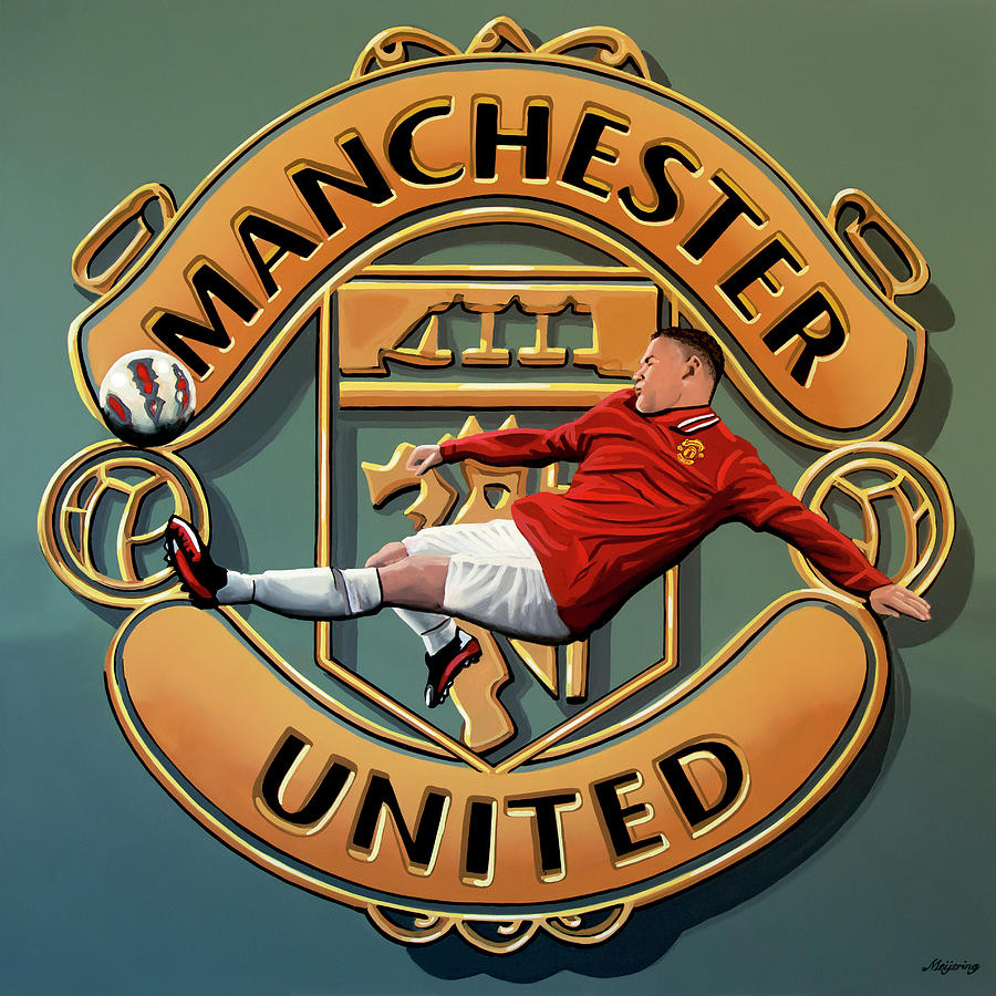 Wayne Rooney Painting - Manchester United Painting by Paul Meijering