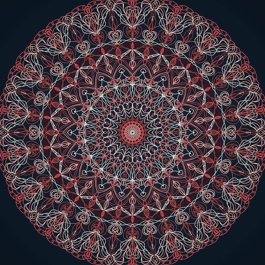 Mandala Digital Art - Mandala 1 by Ronda Broatch