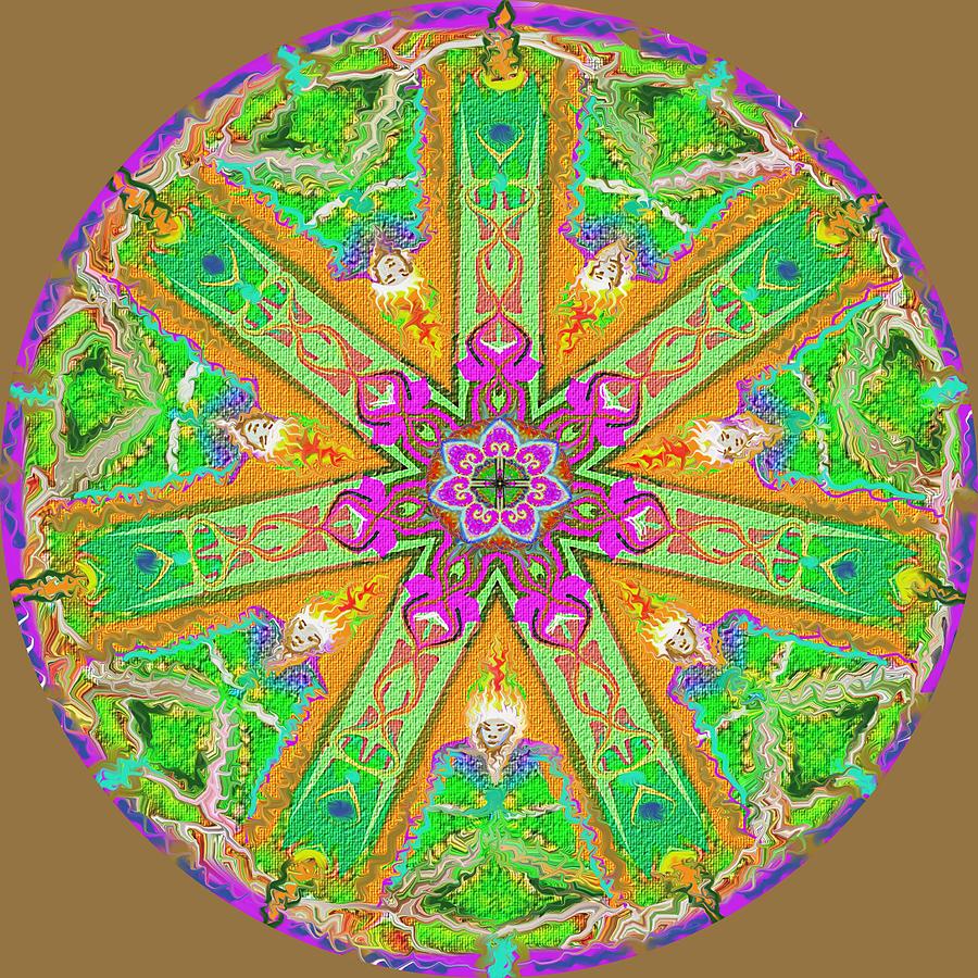 Mandala 12 27 2015 Kings and Priests Painting by Hidden Mountain