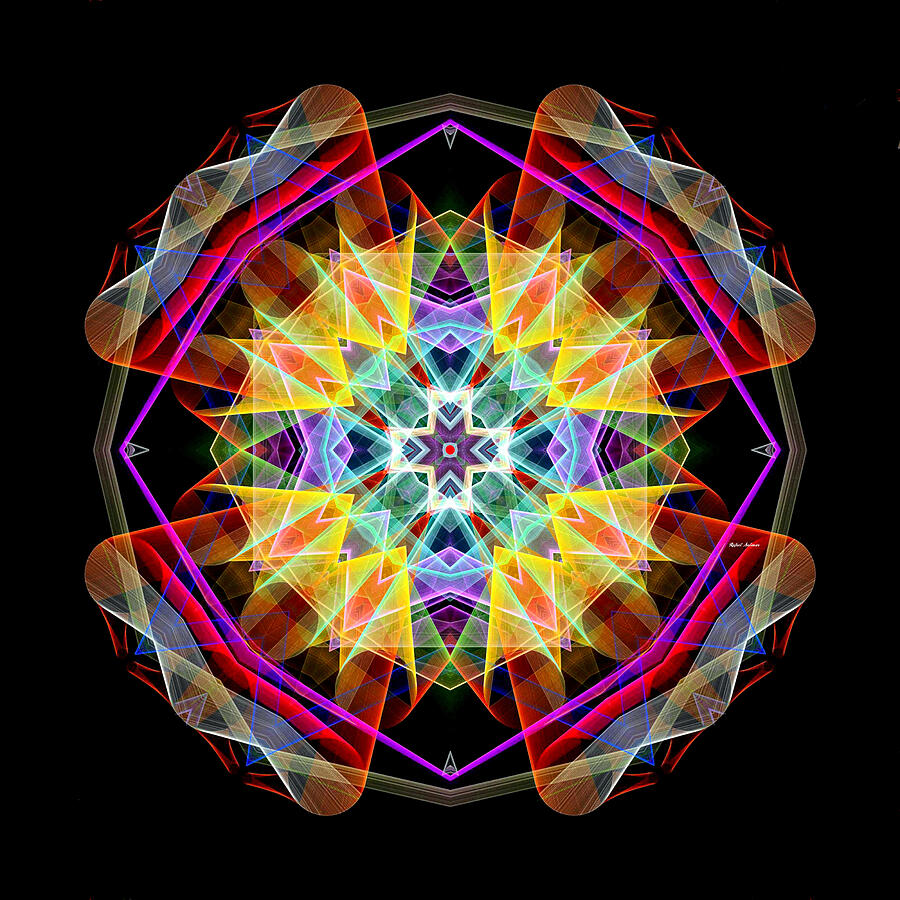 Mandala 3309A Digital Art by Rafael Salazar