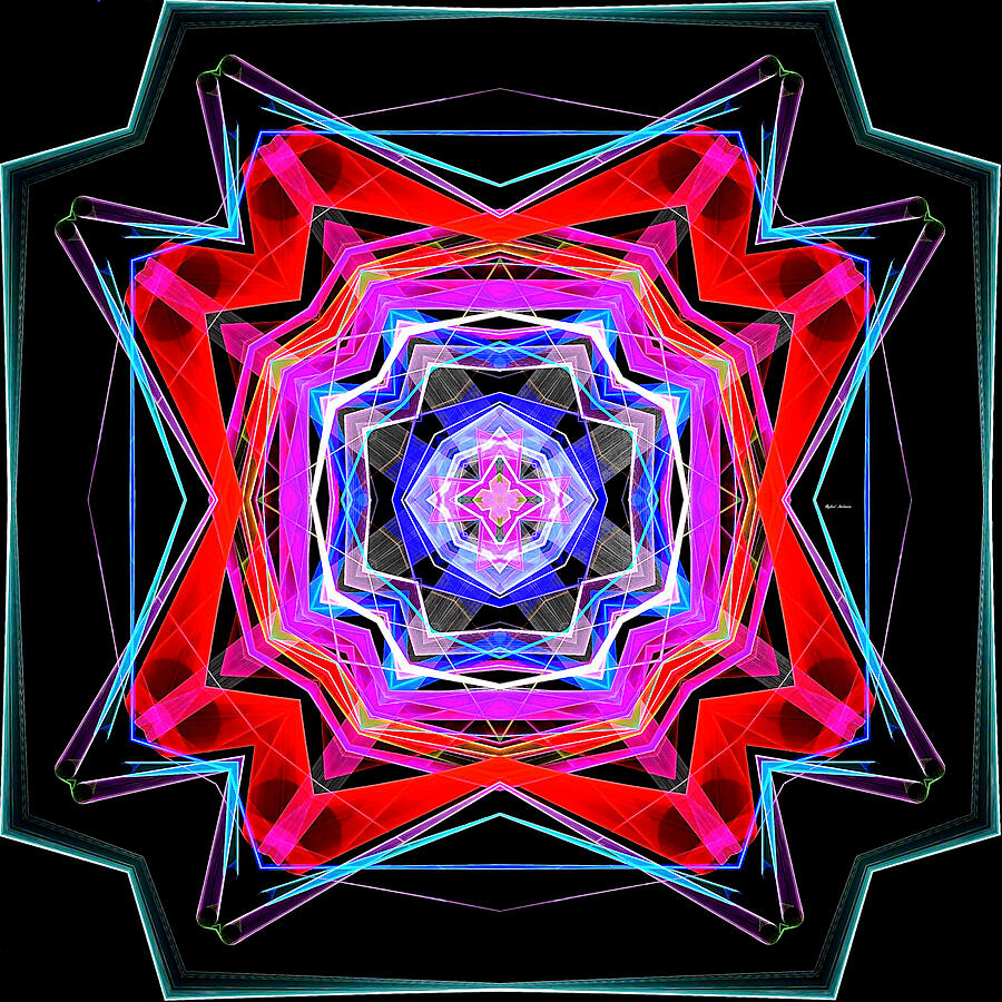 Mandala 3325 Digital Art by Rafael Salazar