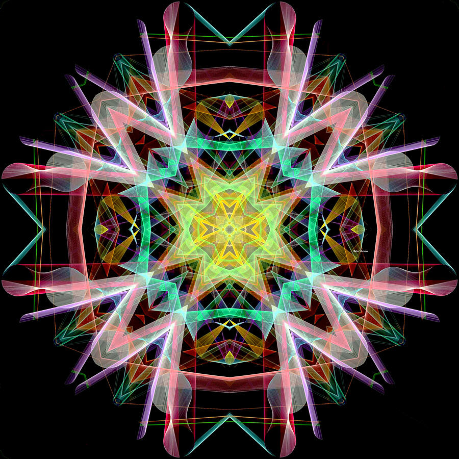 Mandala 3330 Digital Art by Rafael Salazar