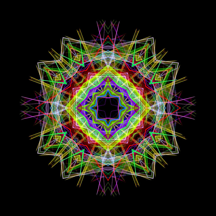 Mandala 3333 Digital Art by Rafael Salazar