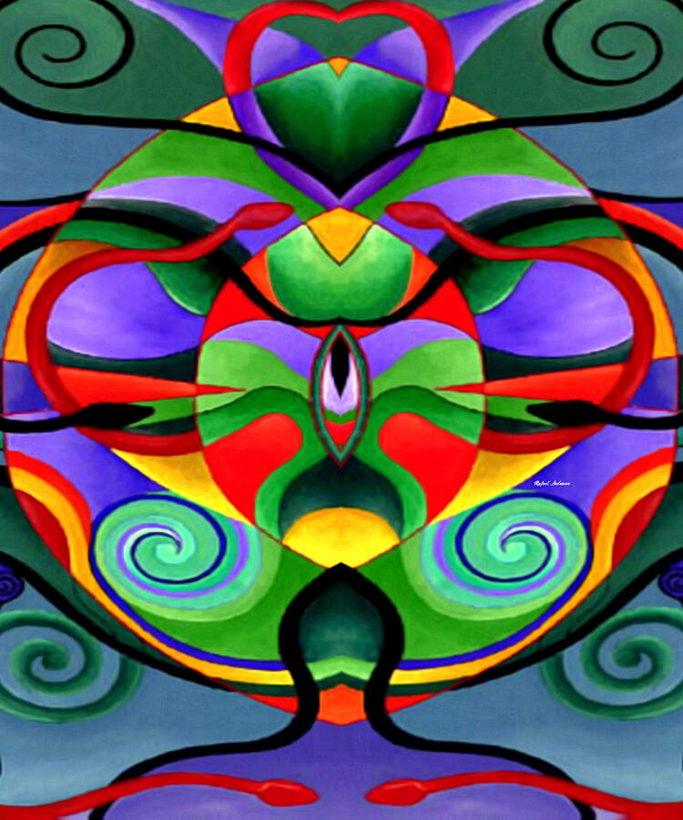 Mandala 9704 Digital Art by Rafael Salazar