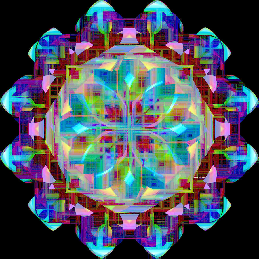 Mandala 9725 Digital Art by Rafael Salazar