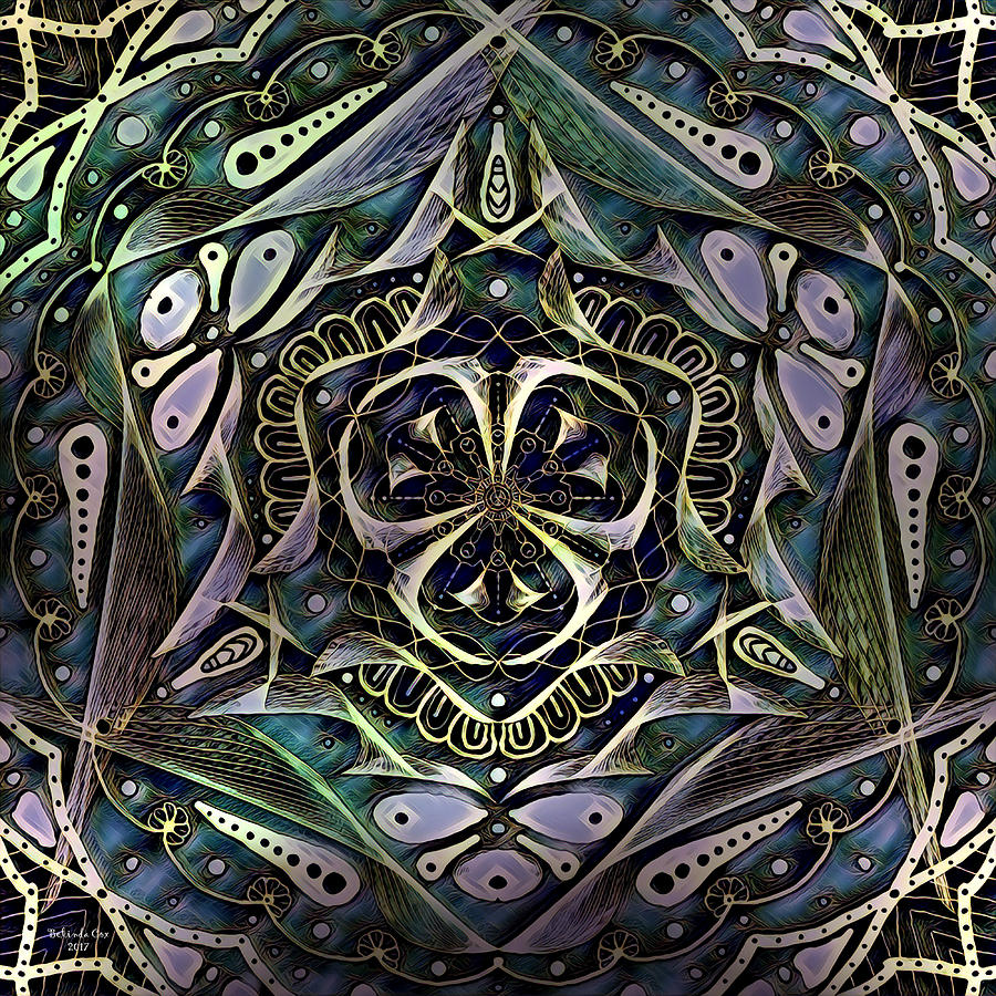 Mandala Art Digital Art by Artful Oasis