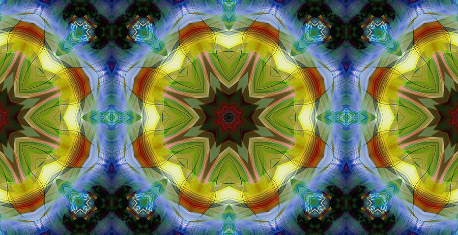 Mandala Digital Art - Mandala in Motion by Grace Iradian