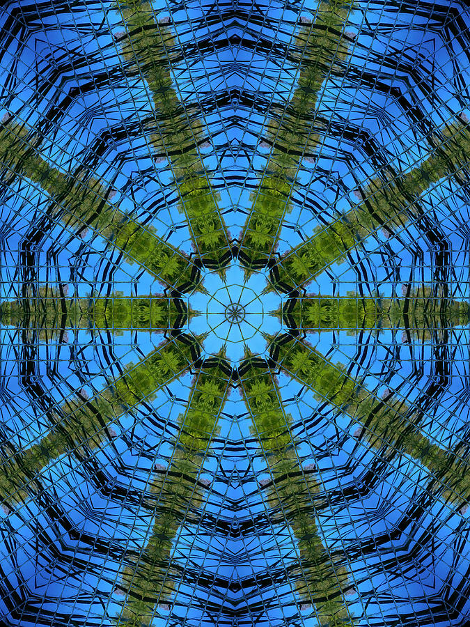 Mandala Kaleidoscopic Design 2 Painting by Jeelan Clark