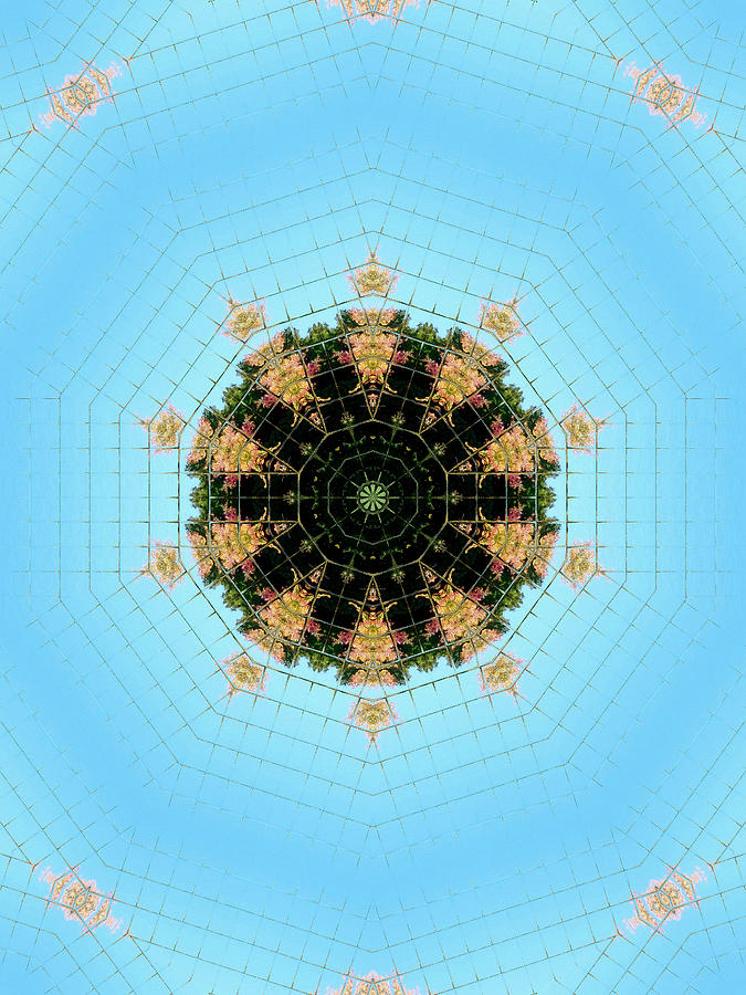 Mandala Kaleidoscopic Design 4 Painting by Jeelan Clark