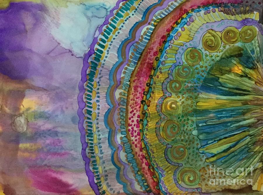 Mandala Painting by Nancy Koehler
