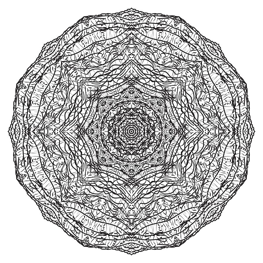 Mandala Digital Art by Niko Donets - Pixels