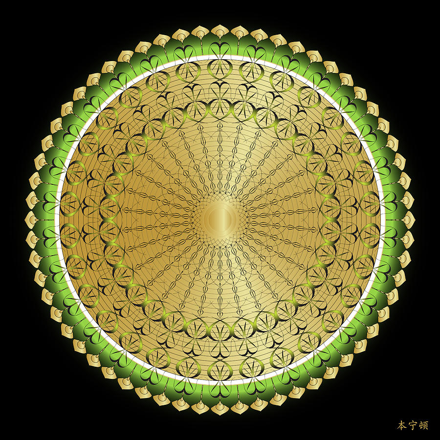 Mandala No. 100 Digital Art by Alan Bennington