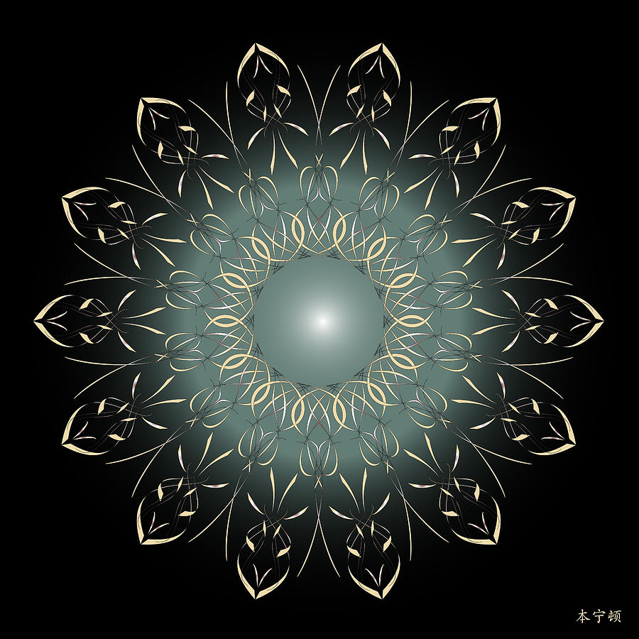 Mandala No. 64 Digital Art by Alan Bennington