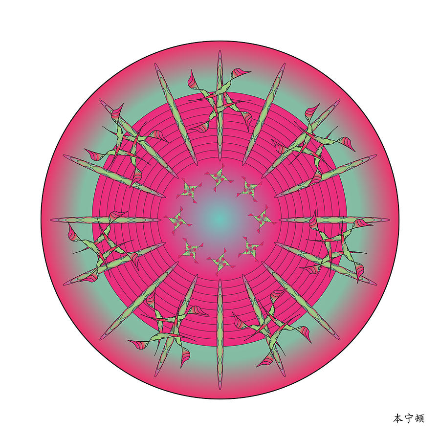 Mandala No. 69 Digital Art by Alan Bennington