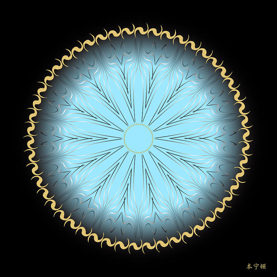 Mandala No. 73 Digital Art by Alan Bennington