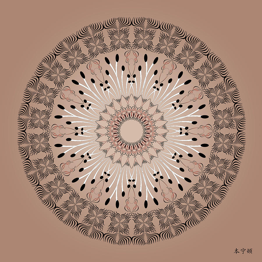 Mandala No. 83 Digital Art by Alan Bennington