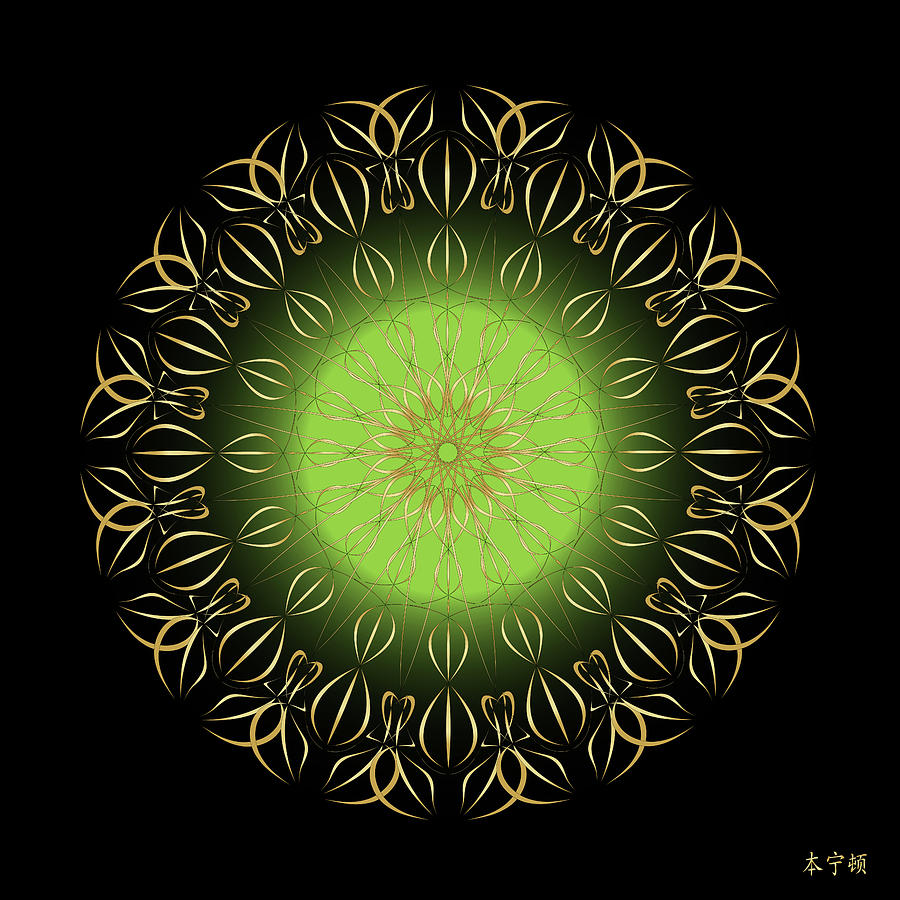 Mandala No. 92 Digital Art by Alan Bennington