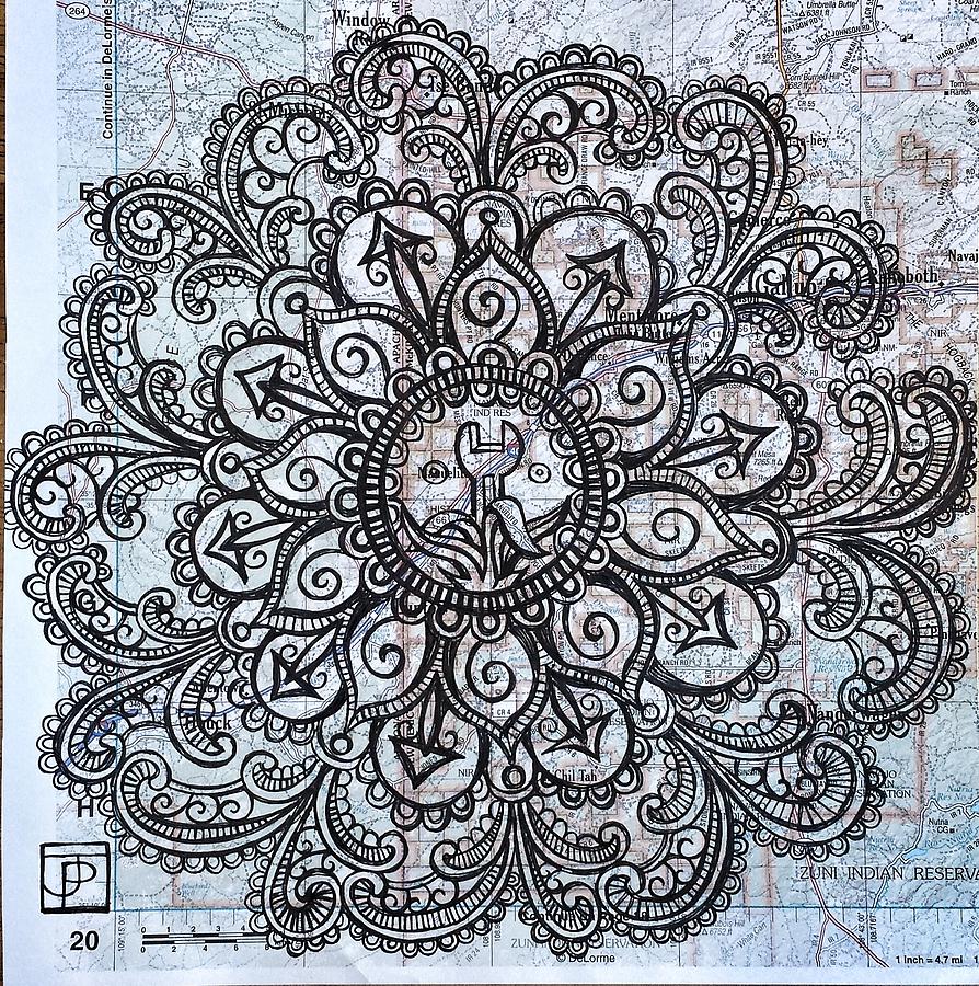 Mandala Of Routine Maintenance Drawing By John Parish 