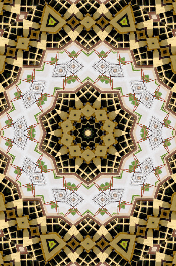 Mandala - pattern 16 Painting by Jeelan Clark