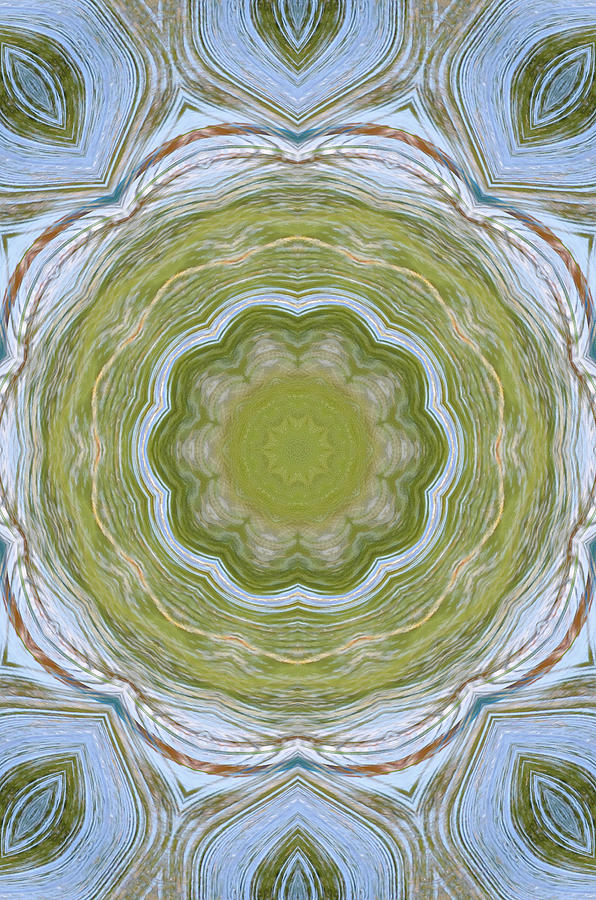 Mandala - pattern 23 Painting by Jeelan Clark