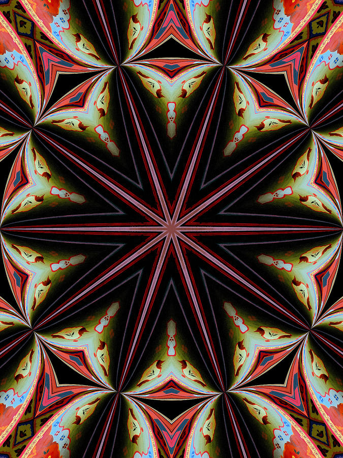 Mandala - pattern 6 Painting by Jeelan Clark