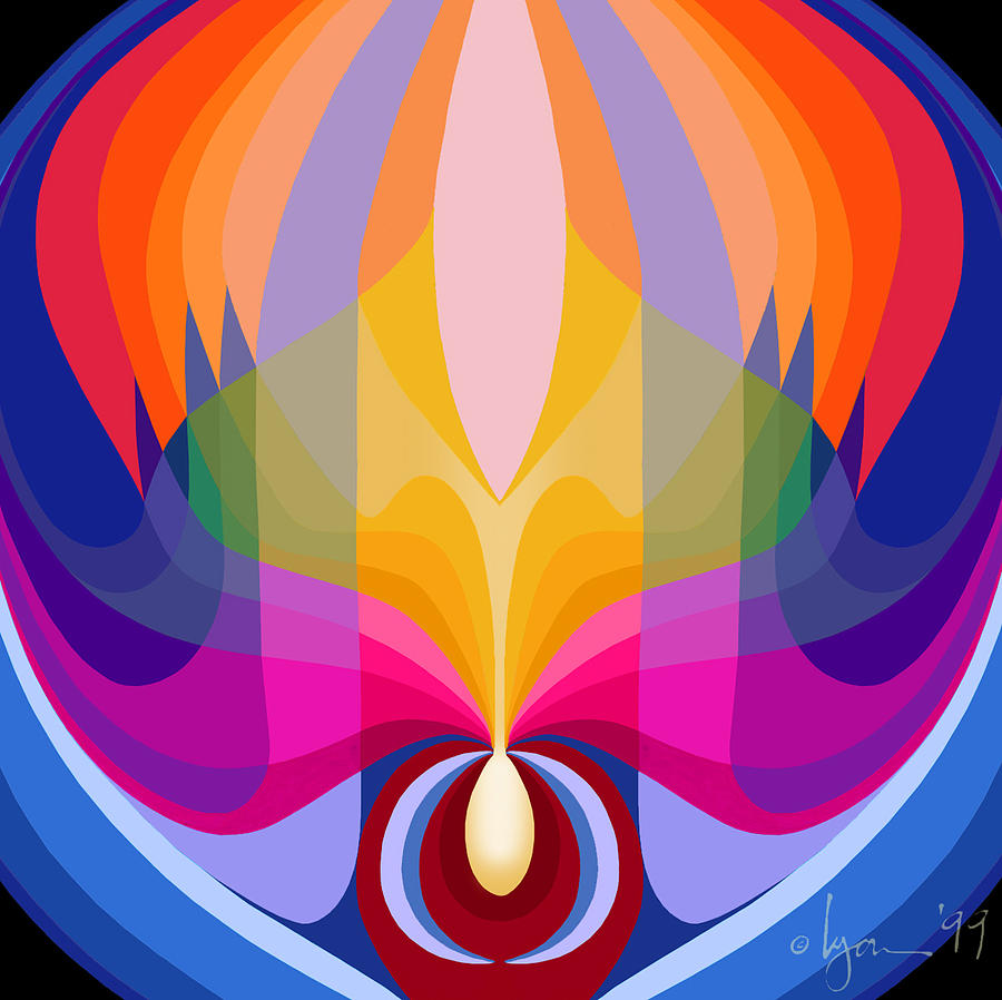 Mandala Sacred Painting by Angela Treat Lyon