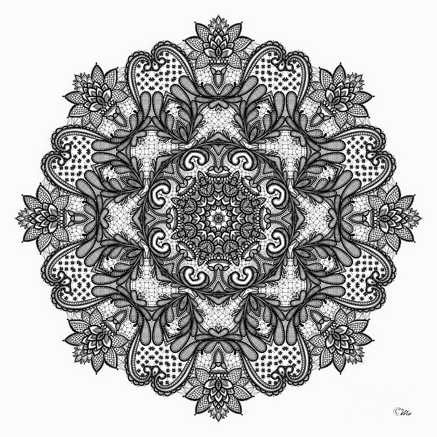 Mandala to Color 2 Digital Art by Mo T | Fine Art America