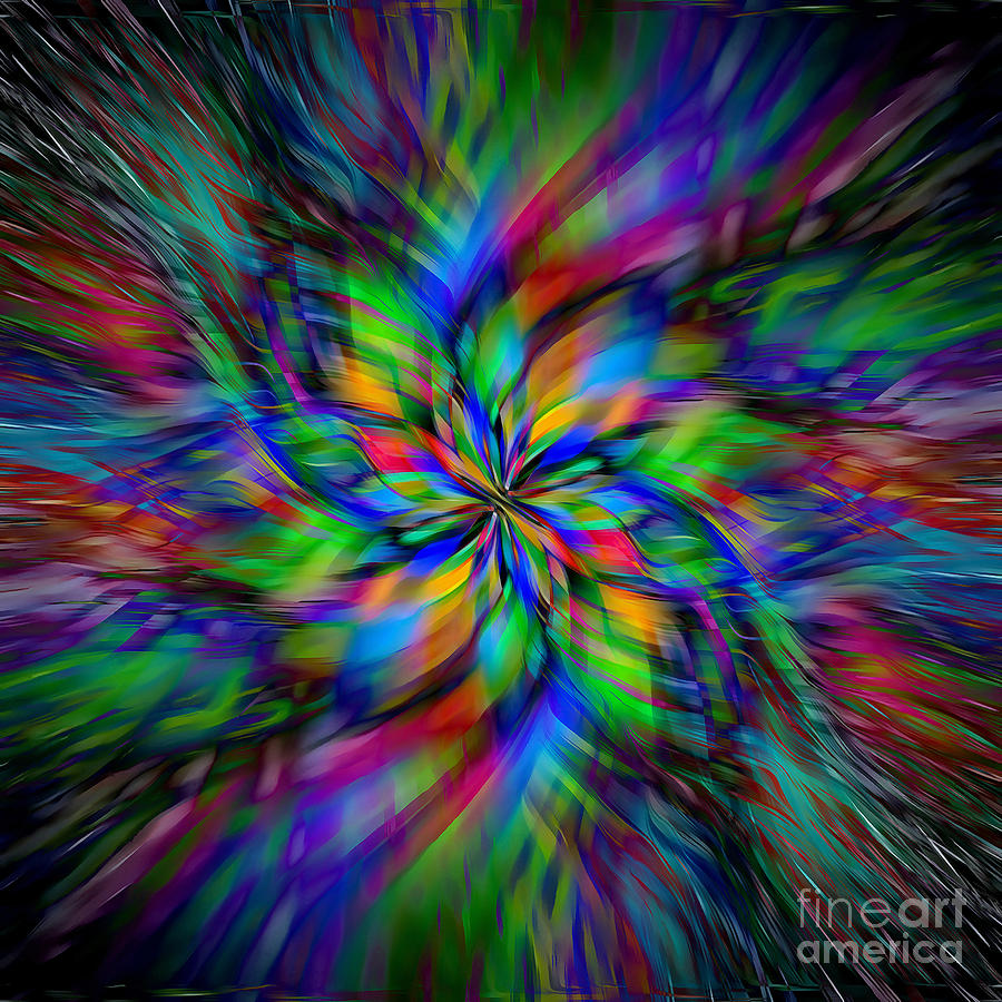 Mandala Twirl 01 Photograph by Jack Torcello